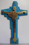 christ et sa croix en bronze ref. 708